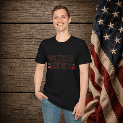 Backroad Patriot  Adult Size T-Shirt