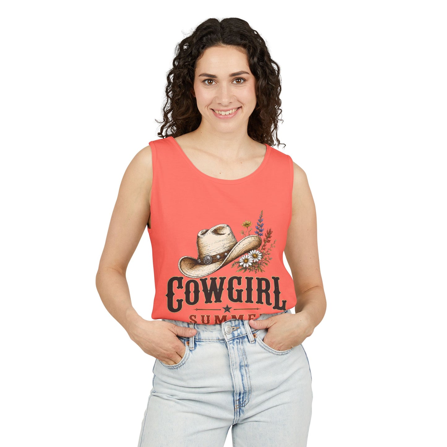Cowgirl Summer   Adult Unisex Tank Top