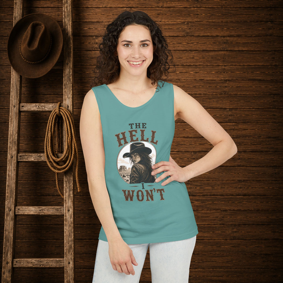 Hell I Won't   Adult Unisex Tank Top