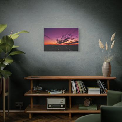 Backroad Sunset Matte Canvas