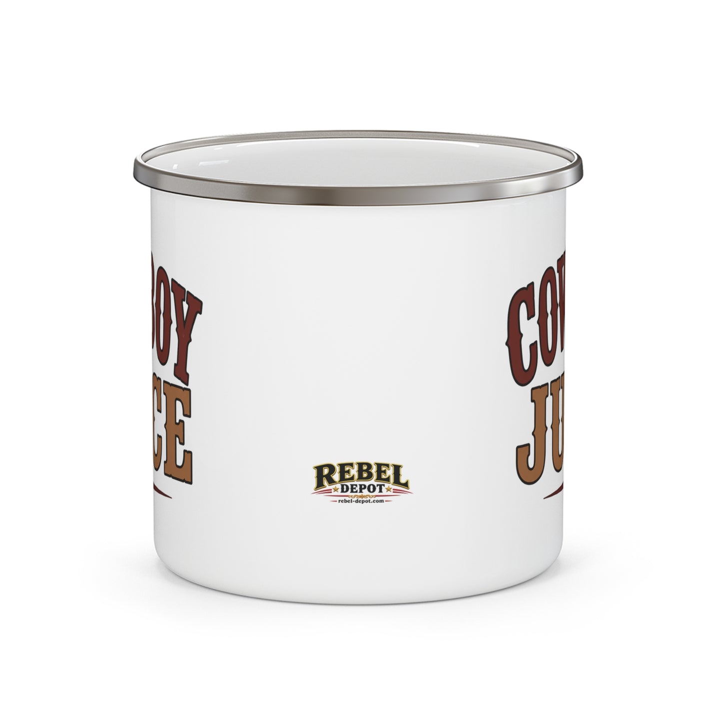 Cowboy Juice   Enamel Camping Mug