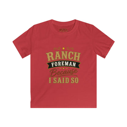 Ranch Foreman Kids T-Shirts