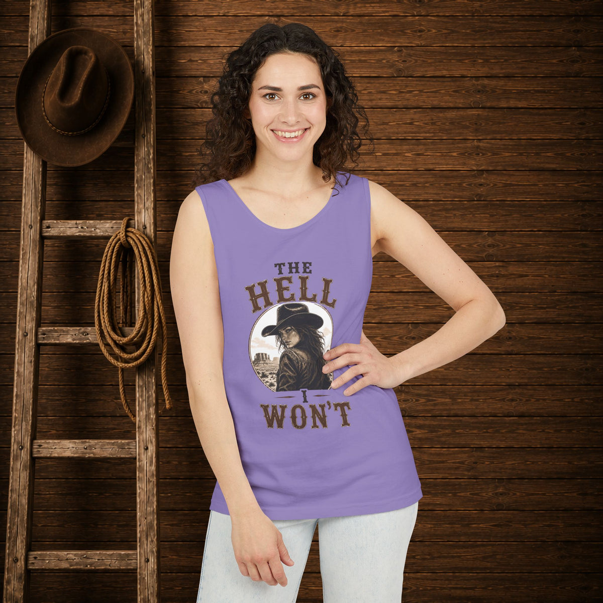 Hell I Won't   Adult Unisex Tank Top