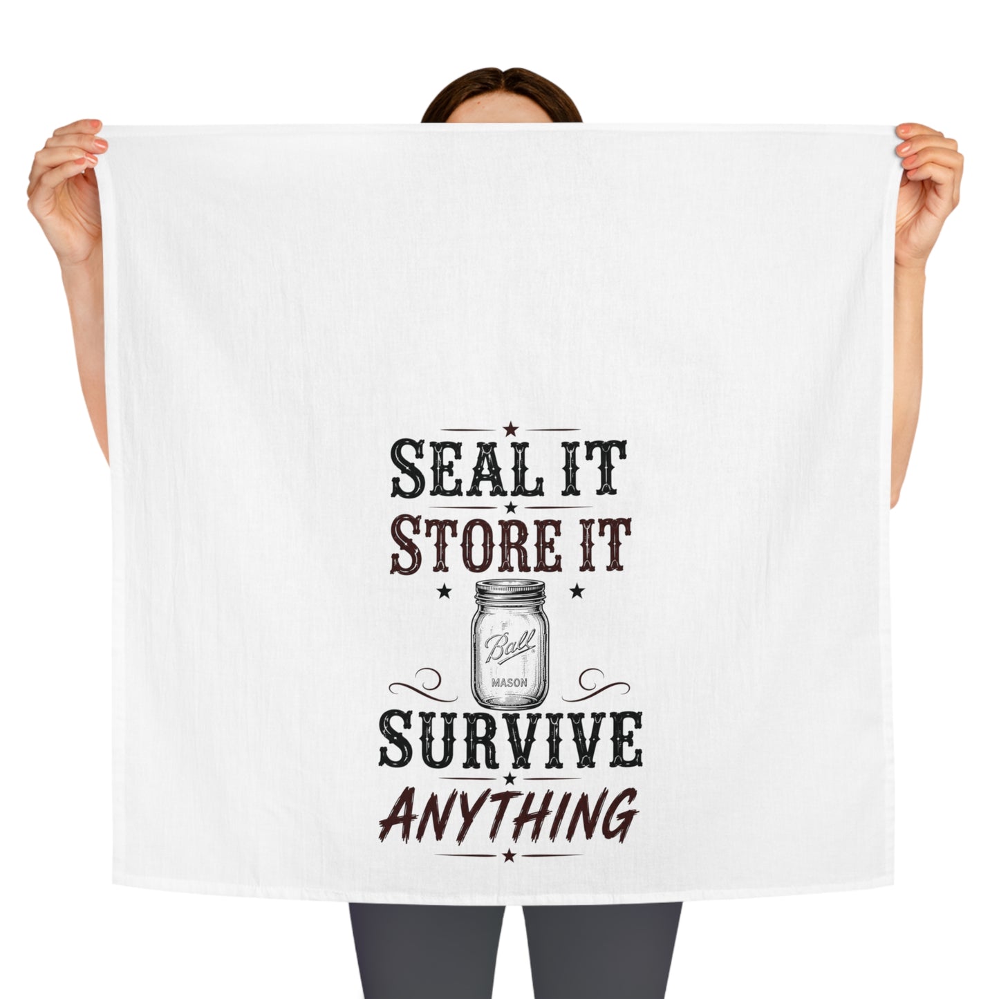 Seal Store Survive  Kitchen Tea Towel