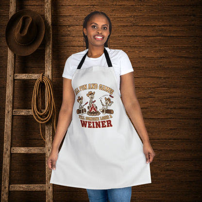 Fun and Games Till You Lose A Weiner  Apron