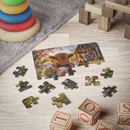 Baby Farm Animals  Kids' Puzzle 30-Piece