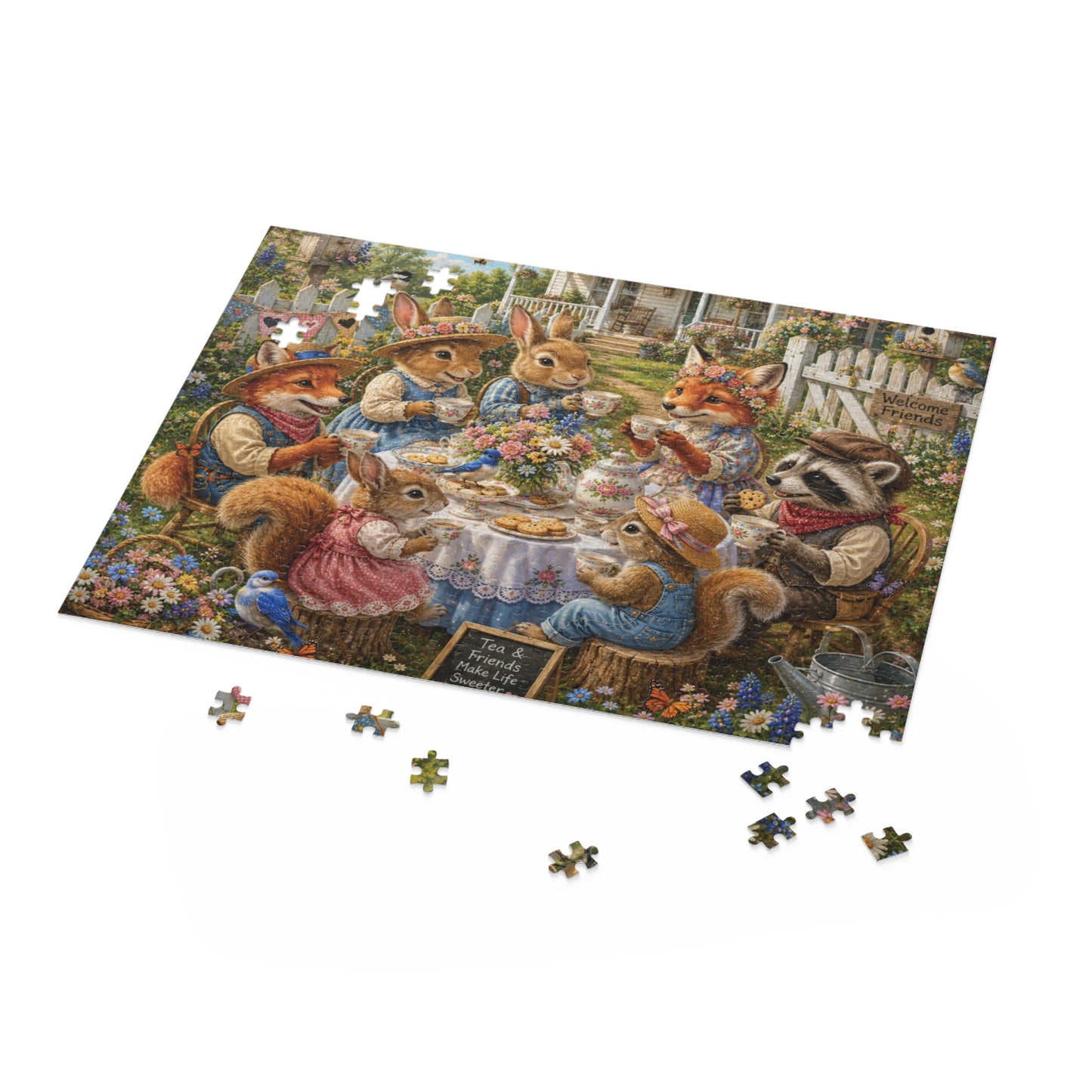 Country Tea Party  Puzzle (120, 252, 500-Piece)