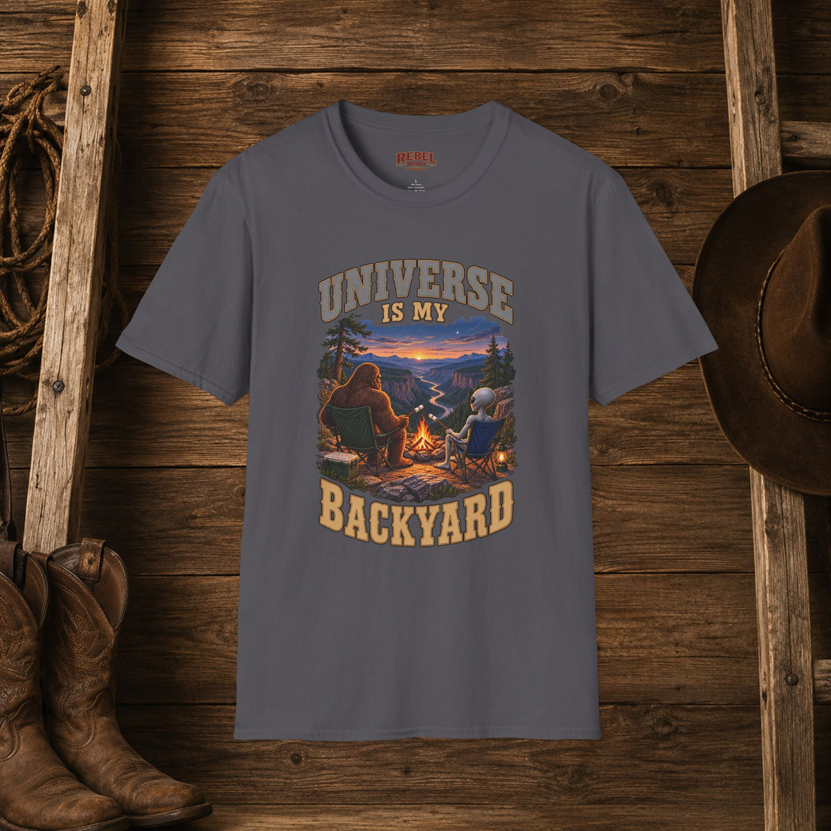 Universe Is My Backyard   Adult Size T-Shirt