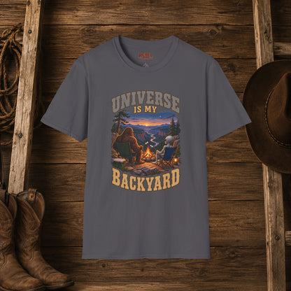 Universe Is My Backyard   Adult Size T-Shirt