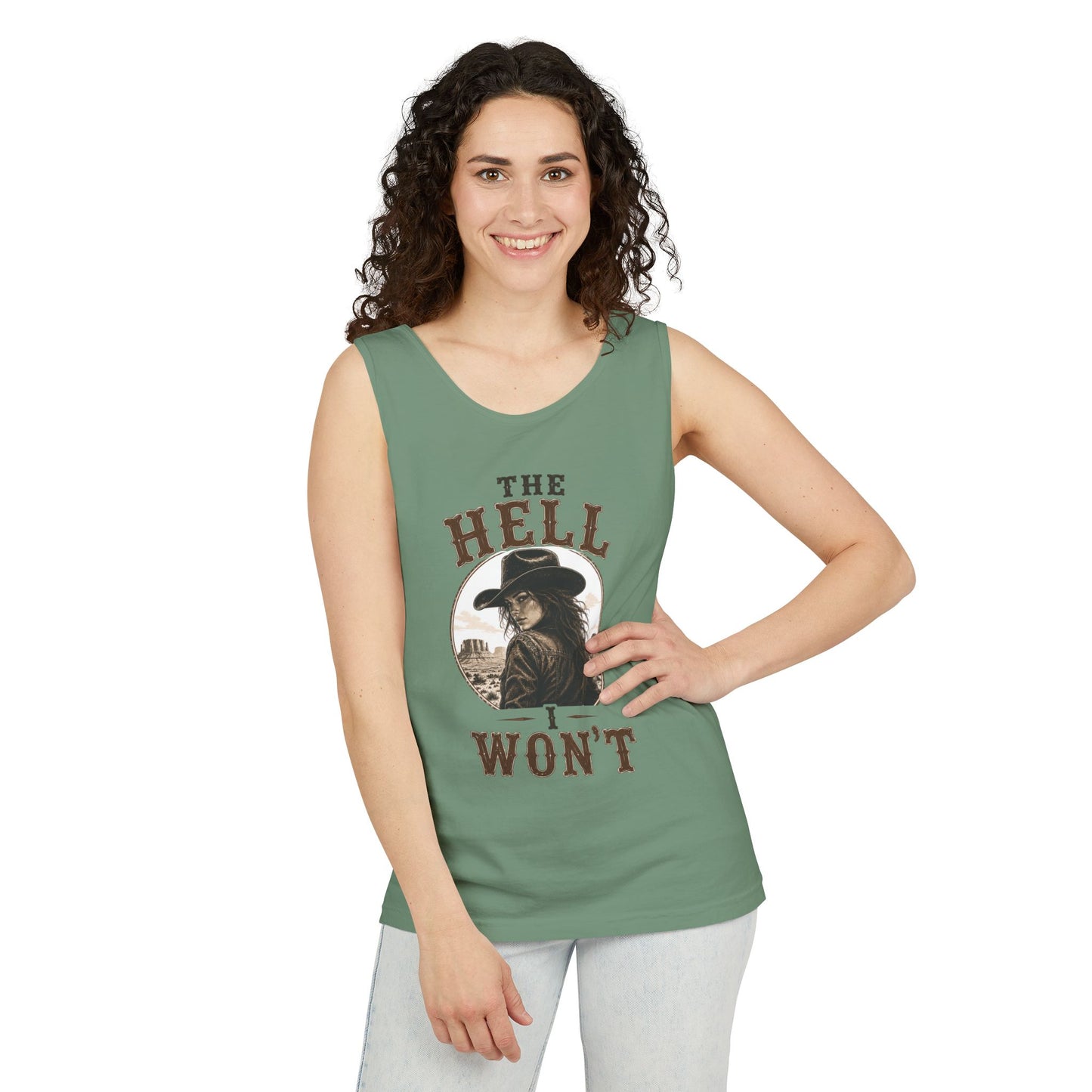 Hell I Won't   Adult Unisex Tank Top