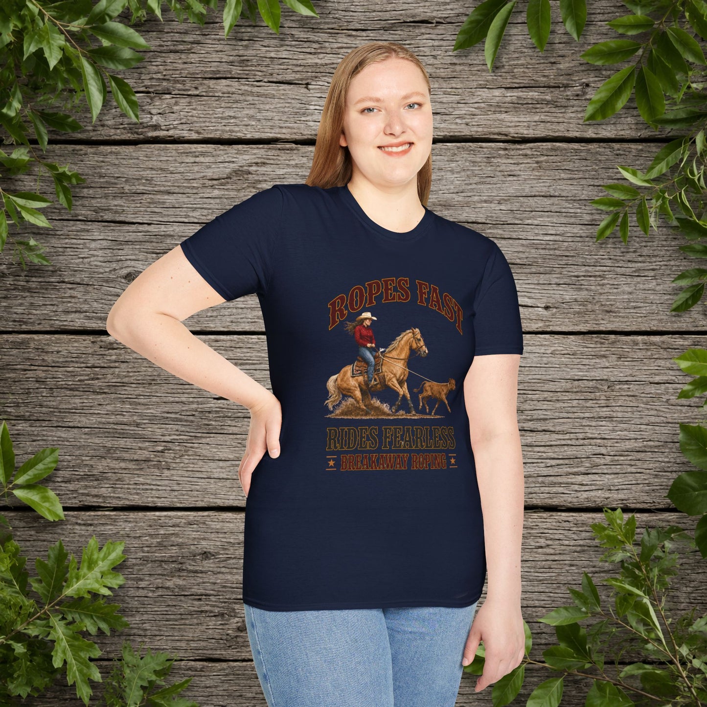 Ropes Fast Breakaway Roping  Adult T-Shirt