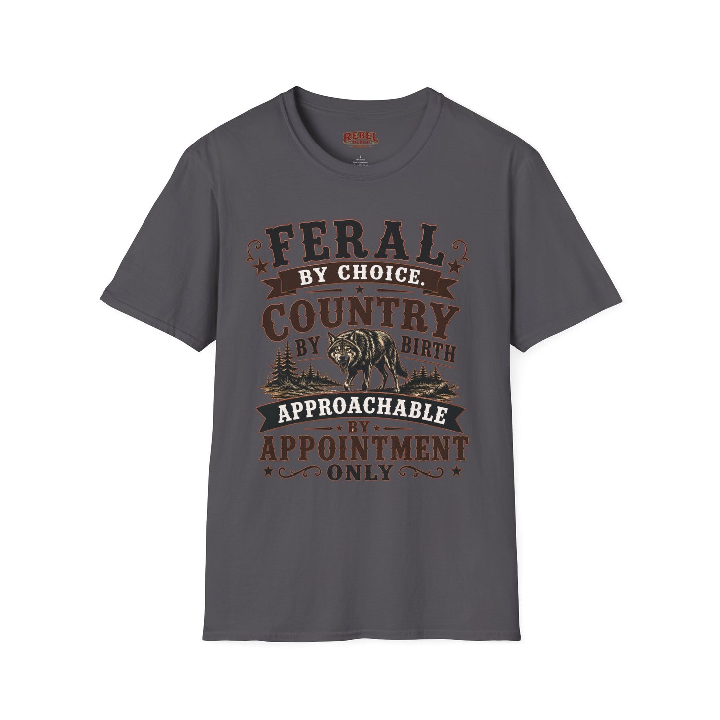 Feral By Choice  Adult Size T-Shirt