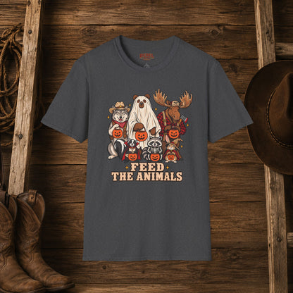 Feed The Animals   Adult Size T-Shirt