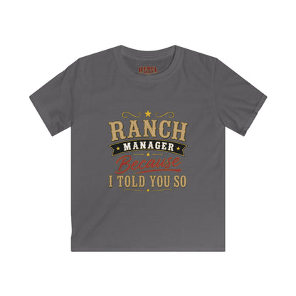 Ranch Manager Kids T-Shirts