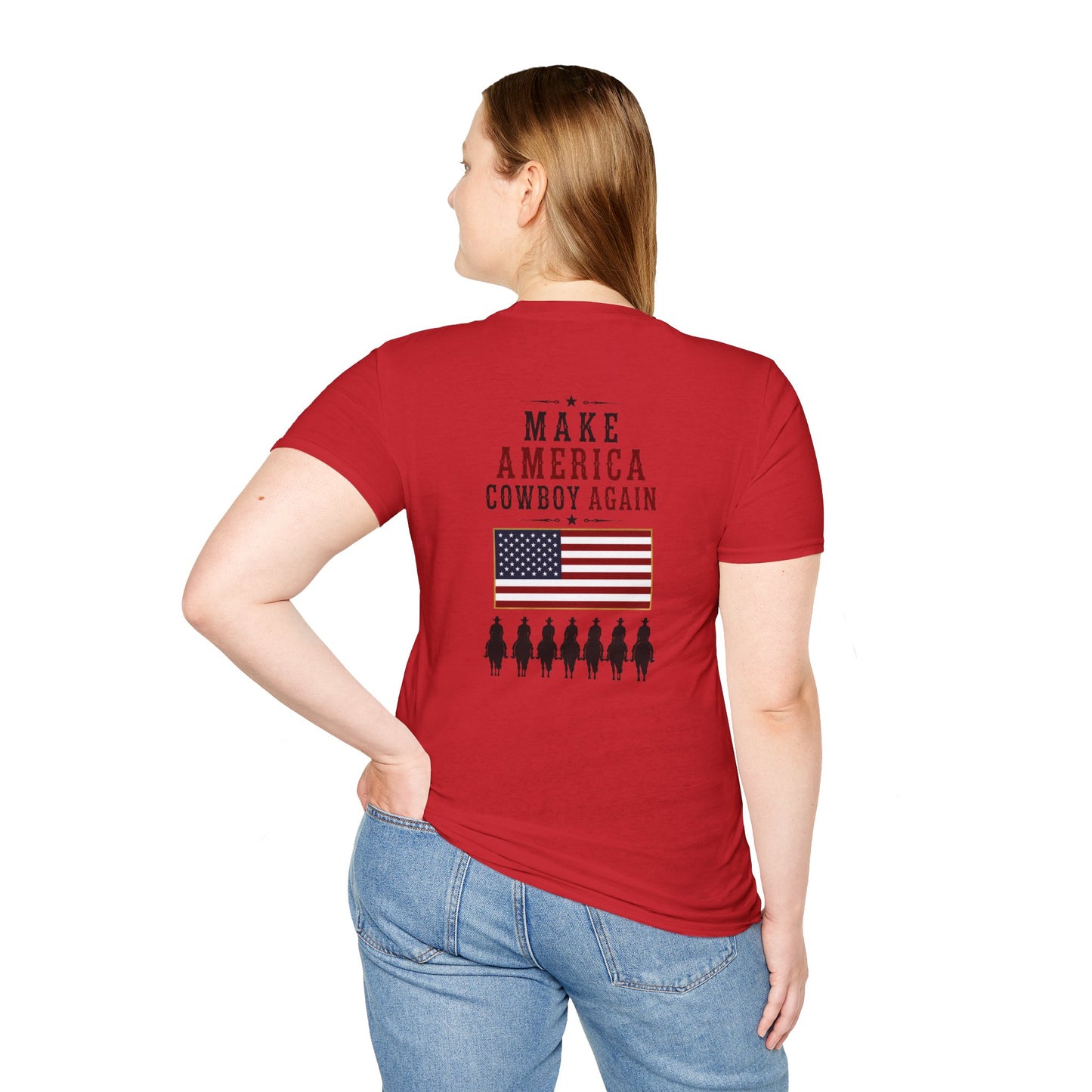 Make America Cowboy Again (Back) T-Shirt