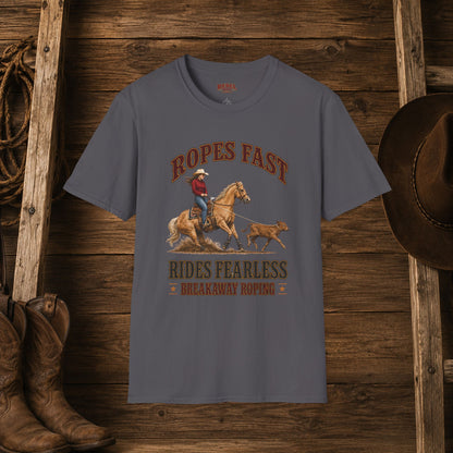 Ropes Fast Breakaway Roping  Adult T-Shirt