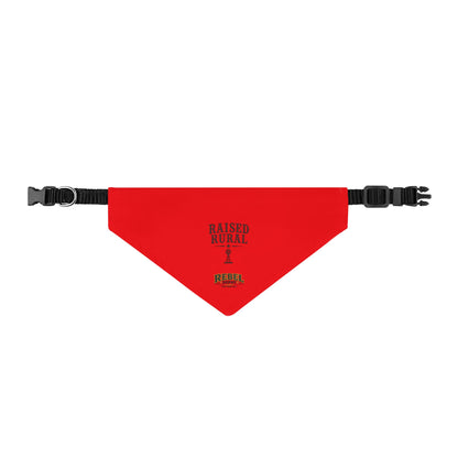 Raised Rural  Clip-on Pet Bandana