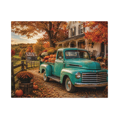 Fall Farmstead   Jigsaw Puzzle with Tin