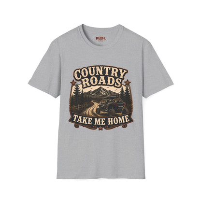 Country Roads SxS  Adult Size T-Shirt