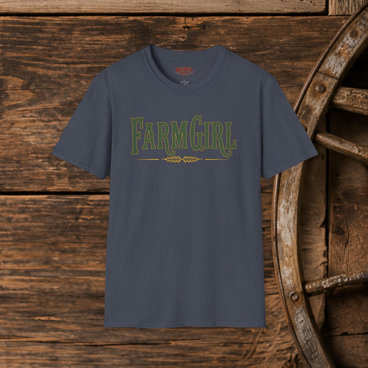 Farm Girl  Adult T-Shirt