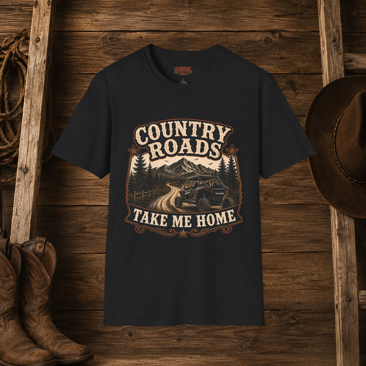 Country Roads SxS  Adult Size T-Shirt
