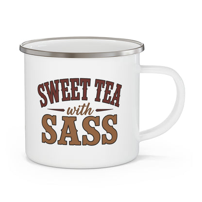 Sweet Tea Sass  Enamel Camping Mug