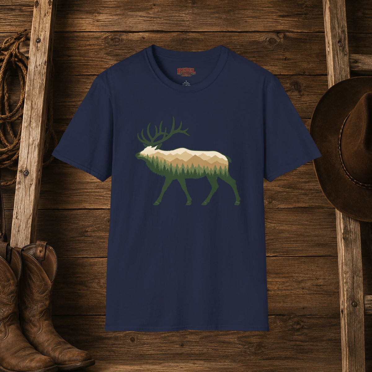 Wilderness Elk   Adult Size T-Shirt