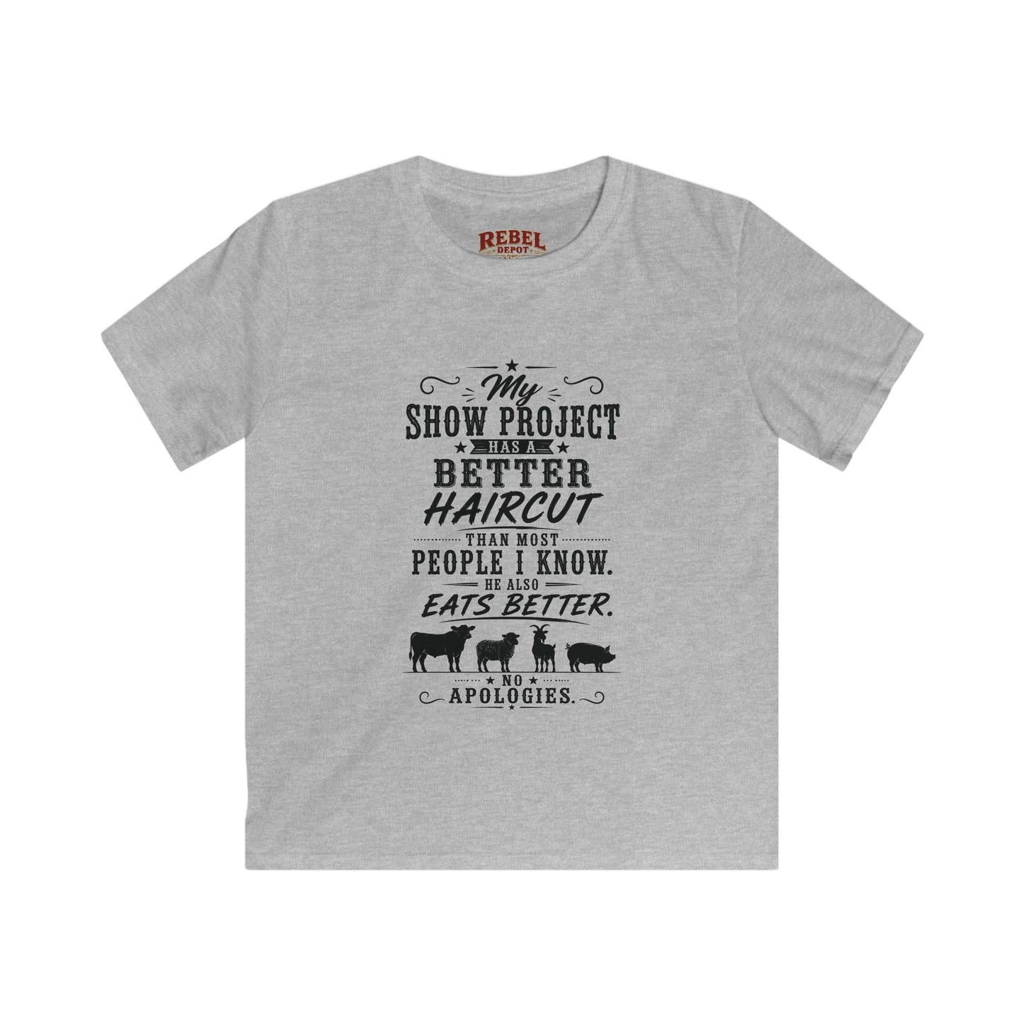 Project Has A Better Haircut   Kids Size T-Shirts