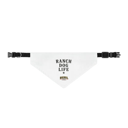 Ranch Dog Life  Clip-on Pet Bandana