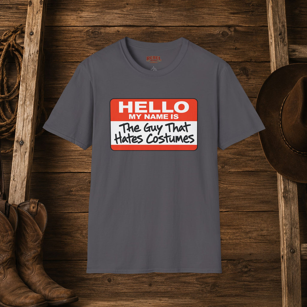 Guy That Hate's Costumes   Adult Size T-Shirt