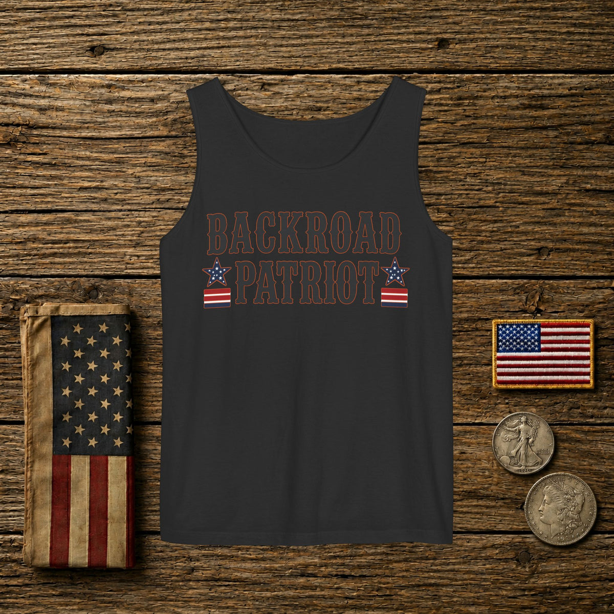 Backroad Patriot   Adult Unisex Tank Top