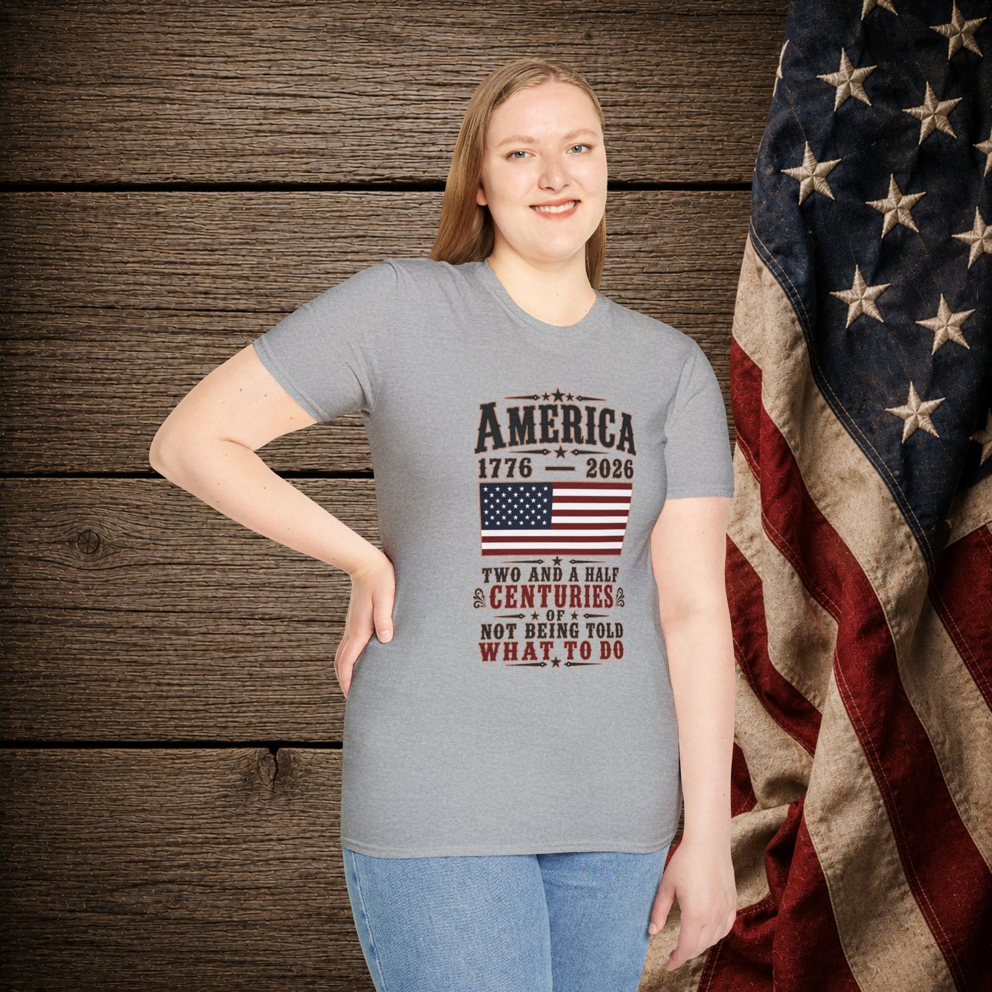 America 1776-2026  Adult Size T-Shirt