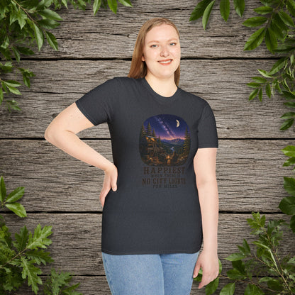 No City Lights   Adult T-Shirt