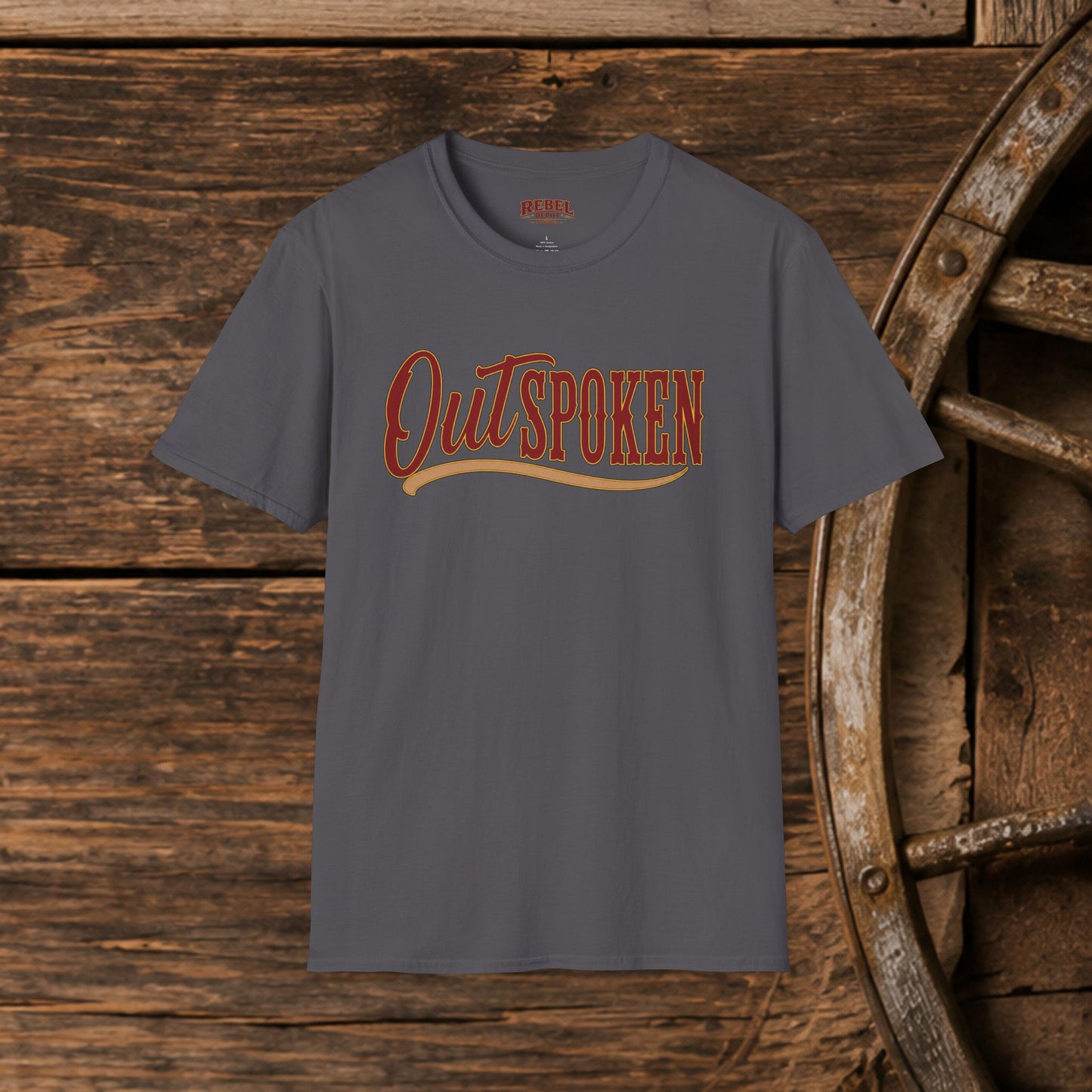OutSpoken Cowgirl  Adult T-Shirt