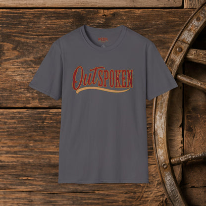 OutSpoken Cowgirl  Adult T-Shirt