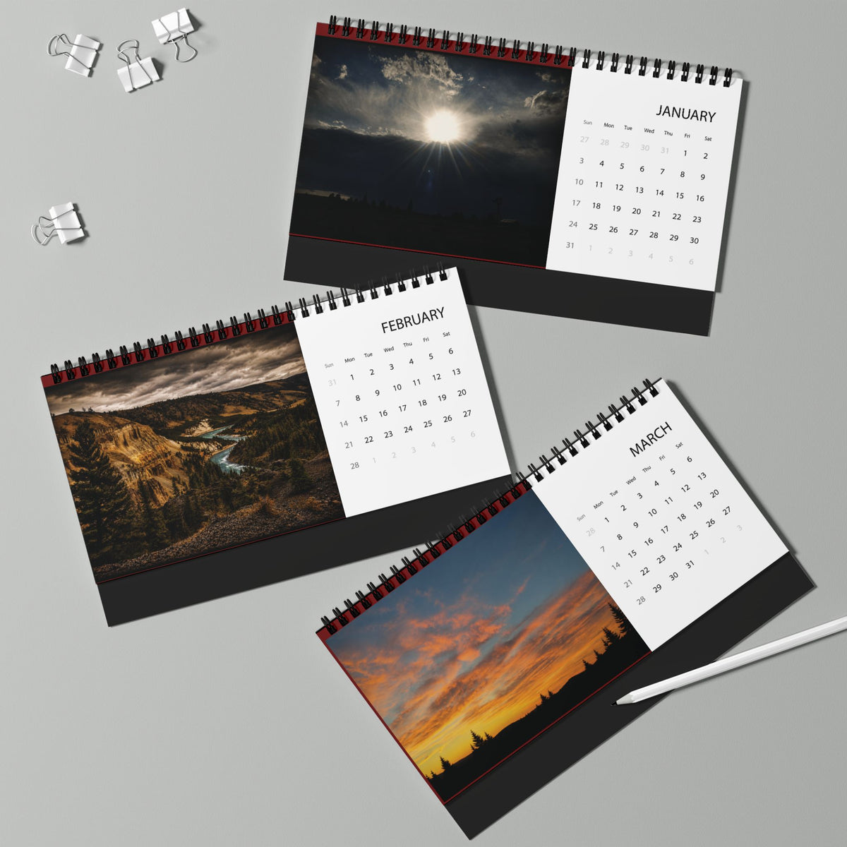 Desktop Calendar 2027
