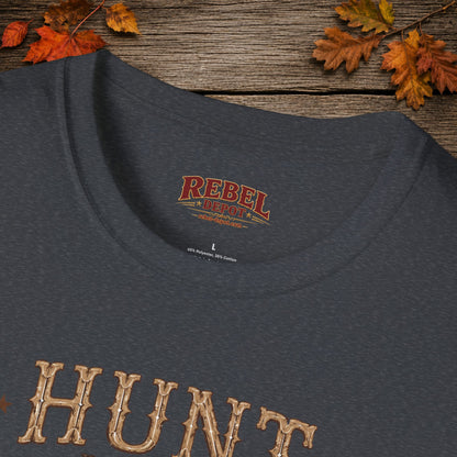 Hunt Fish Work  Adult Size T-Shirt