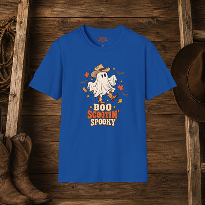 Boo Scootin Spooky   Adult Size T-Shirt