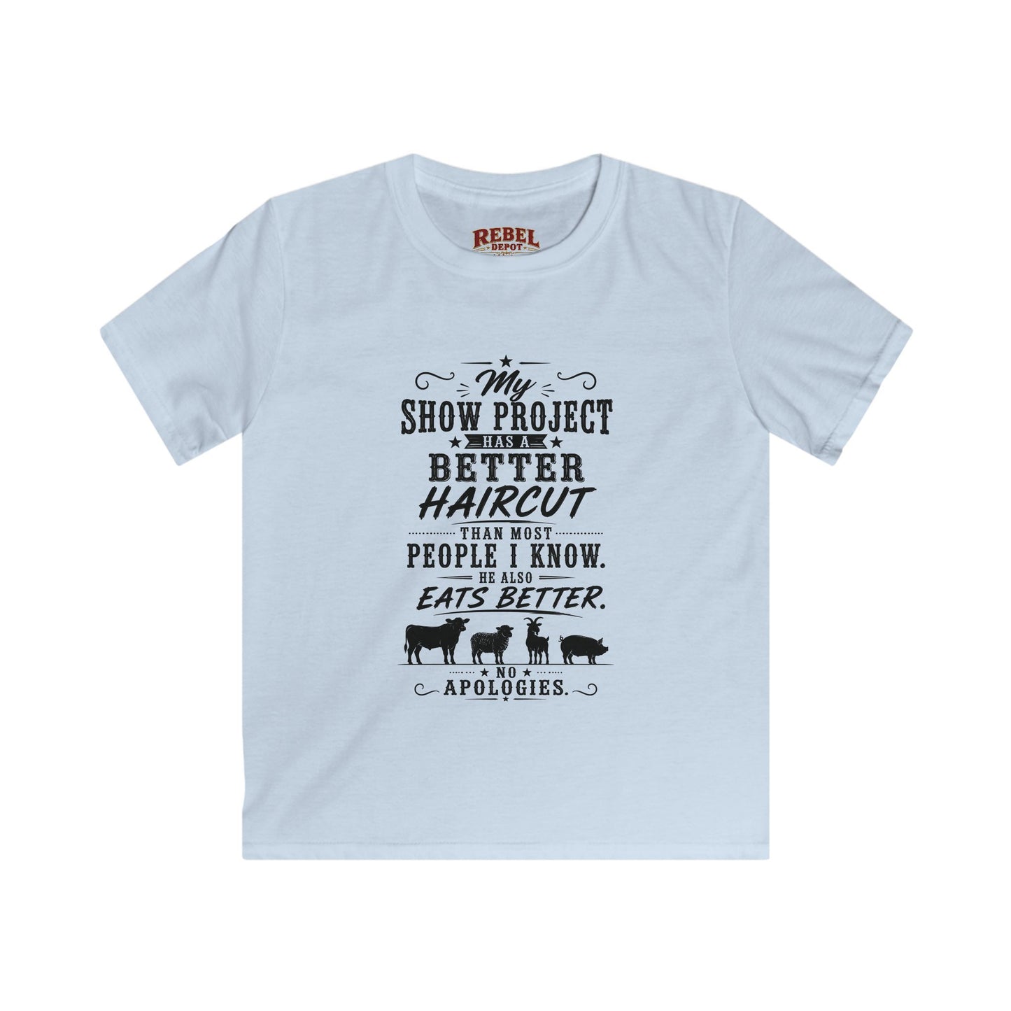 Project Has A Better Haircut   Kids Size T-Shirts