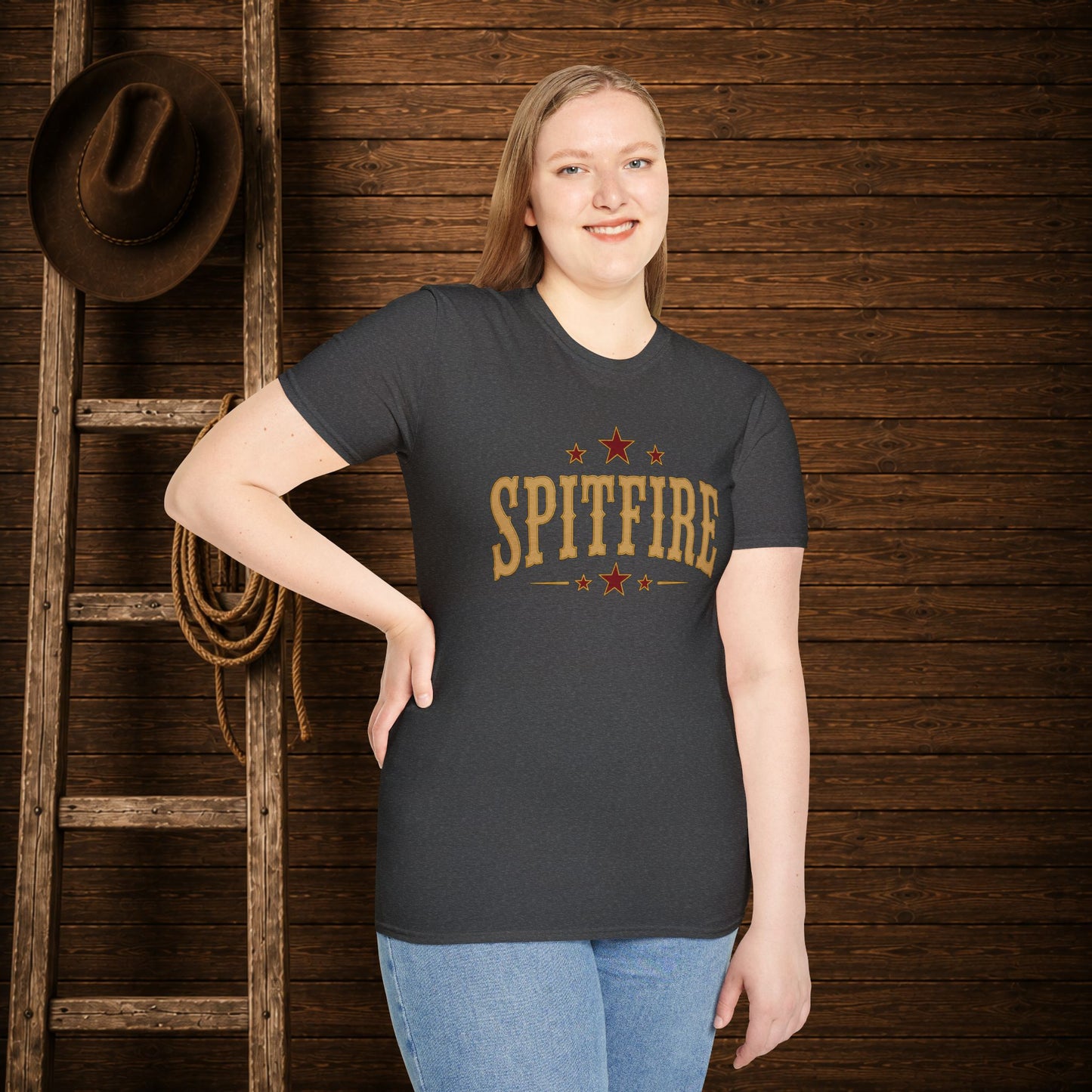 Spitfire Girl  Adult T-Shirt