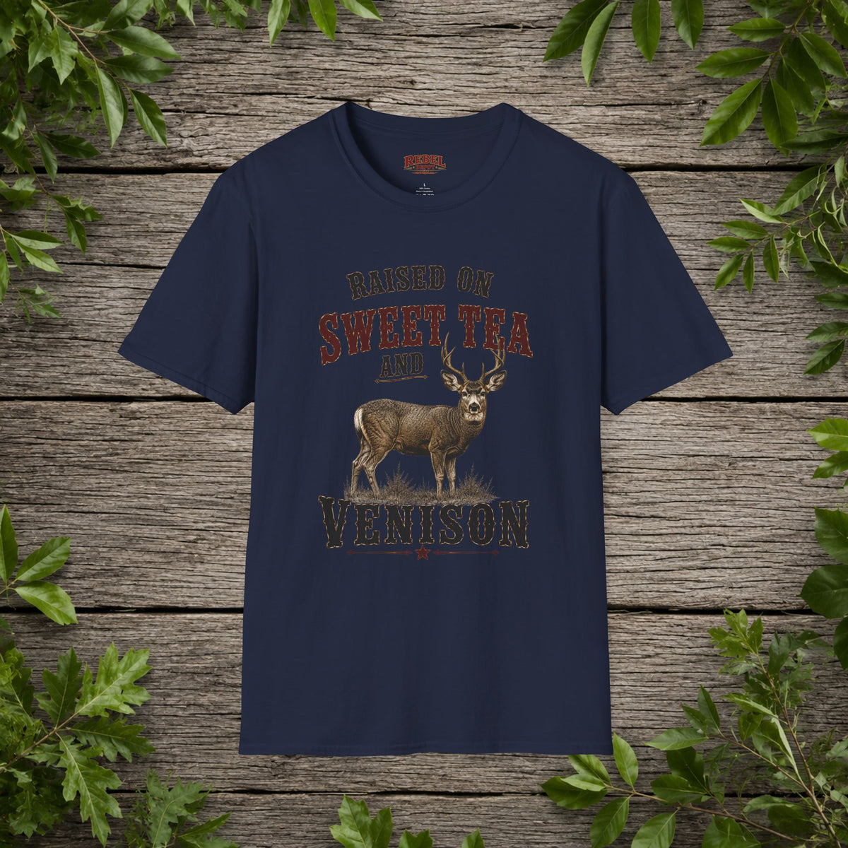 Sweet Tea And Venison   Adult Size T-Shirt