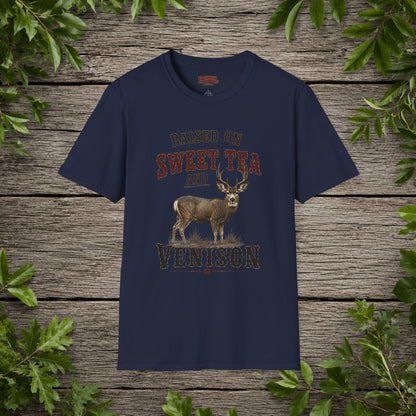 Sweet Tea And Venison   Adult Size T-Shirt