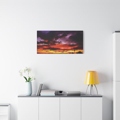 Ranch Sunset Matte Canvas Art