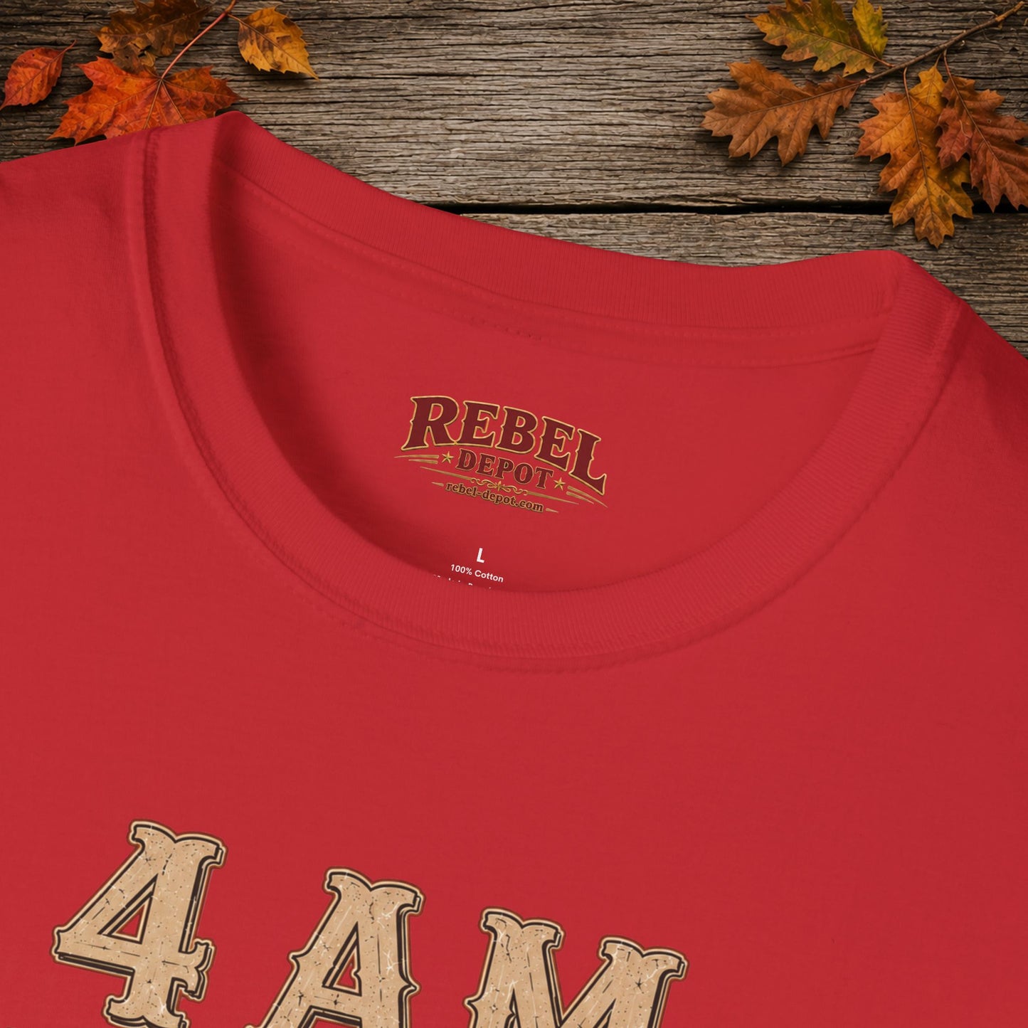 4am Deer Season  Adult Size T-Shirt