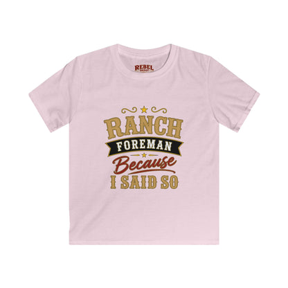 Ranch Foreman Kids T-Shirts