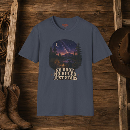 No Roof No Rules   Adult T-Shirt