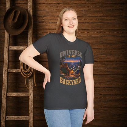 Universe Is My Backyard   Adult Size T-Shirt