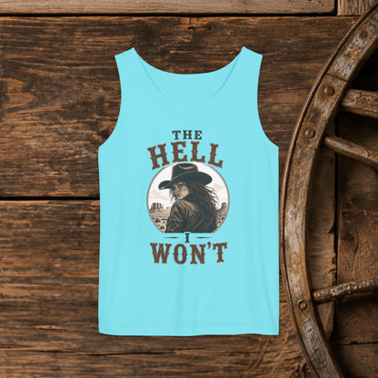 Hell I Won't   Adult Unisex Tank Top