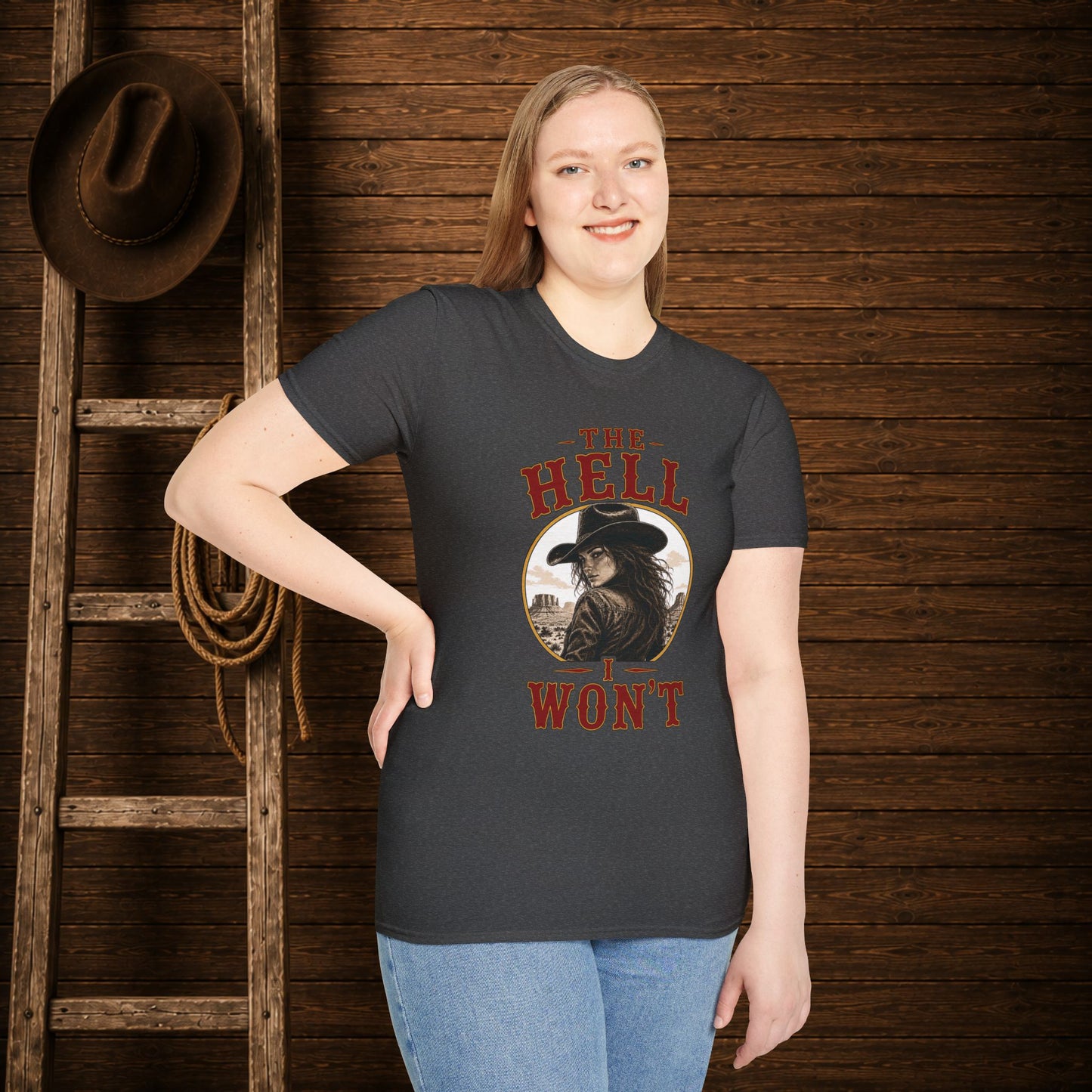 Hell I Won't  Adult T-Shirt