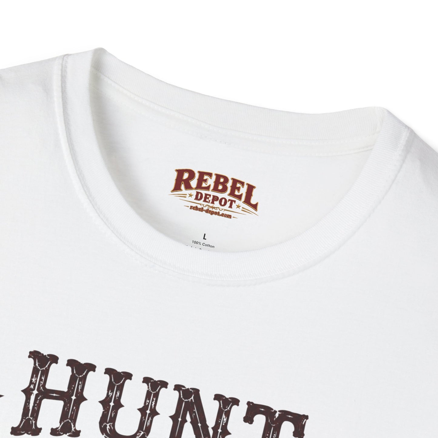 Hunt Fish Work  Adult Size T-Shirt